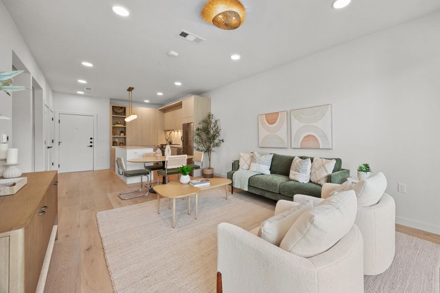 Furnished interior view inside a new home in , Austin (Image 15).