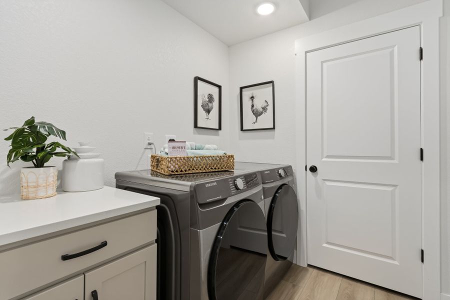Representative furnished interior of a home built from the The Crestone by Landmark Homes in Northfield at Old Town, Fort Collins (Image 11).
