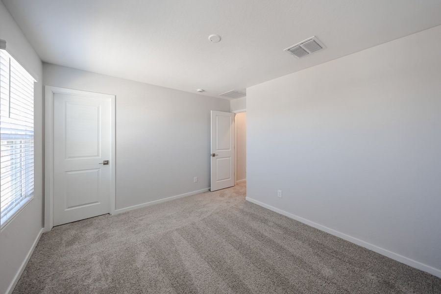 A room with white walls.