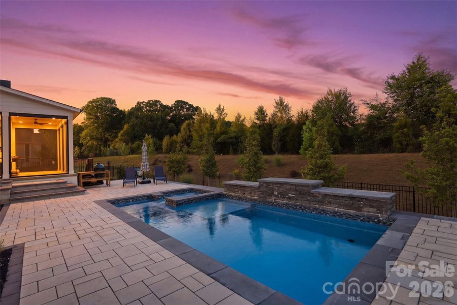 Exterior details and patio area of a home in , Waxhaw (Image 26).