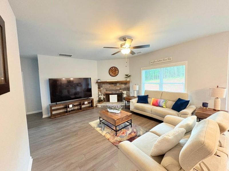 Furnished interior view inside a new home in , Clarkesville (Image 15).