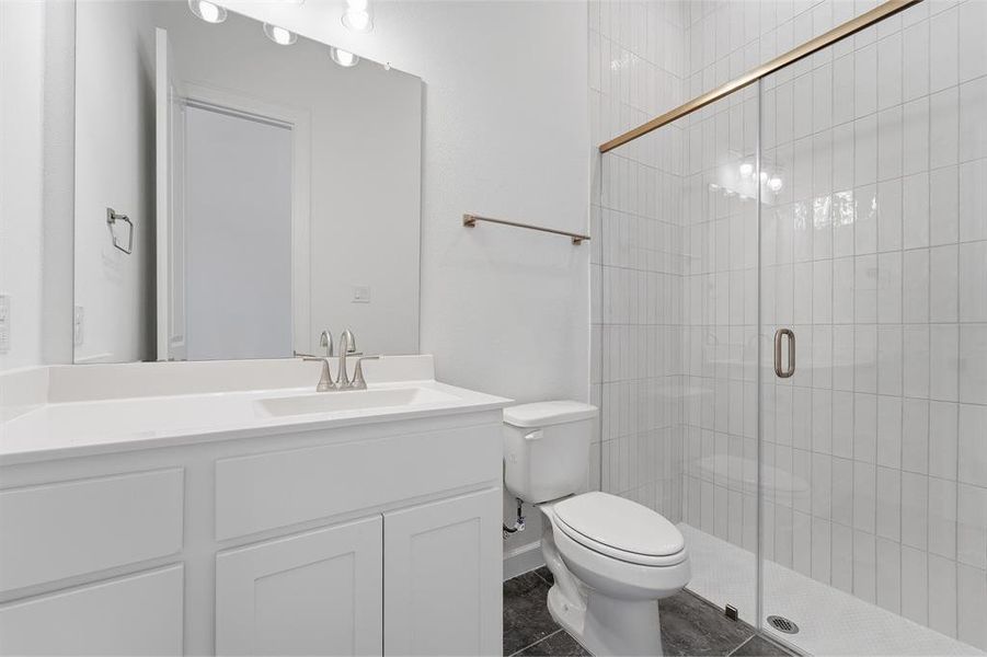 Furnished interior view inside a new home in Green Meadows, Celina (Image 3).