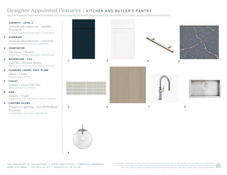 Sample of building materials used in homes in The Nations, Nashville (Image 10).