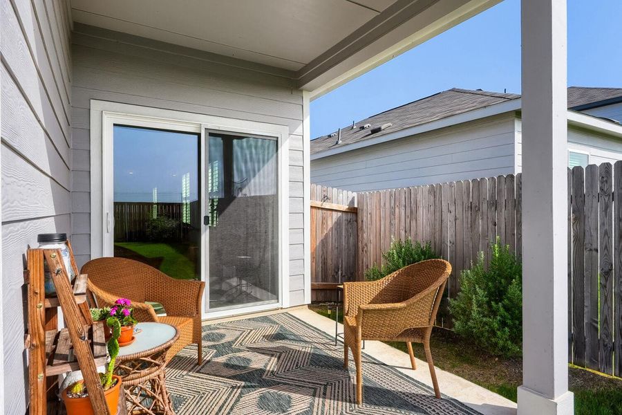 Exterior details and patio area of a home in , Maxwell (Image 23). Exterior details and patio area of a home in , Maxwell (Image 23).