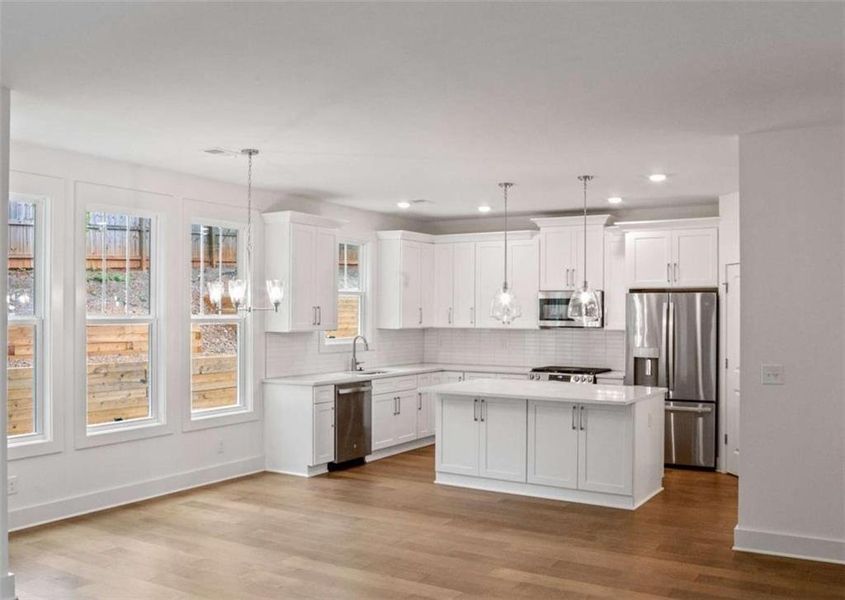 Furnished interior view inside a new home in The Villages at Whites Mill, Decatur (Image 8).