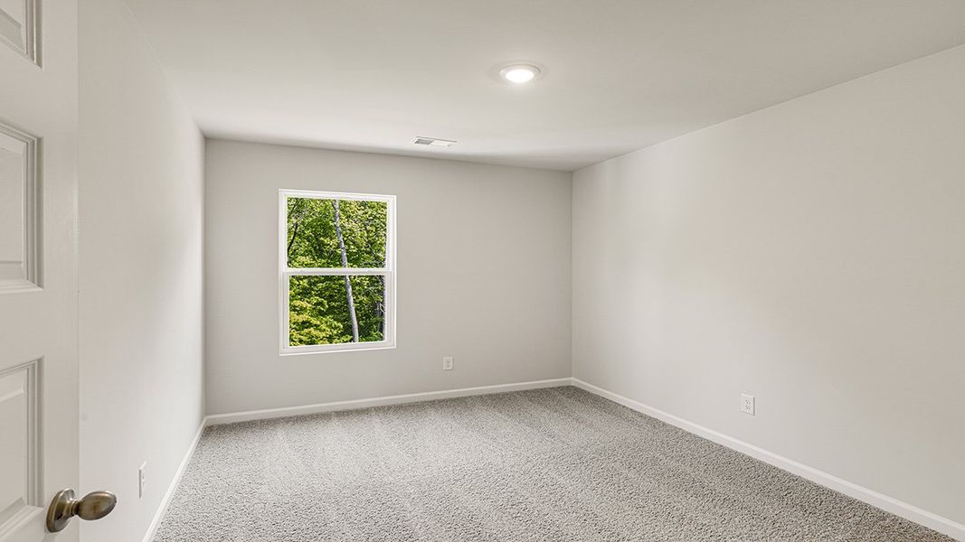 Spacious, unfurnished interior of a new home in Echo Glen, Stockbridge (Image 24). Spacious, unfurnished interior of a new home in Echo Glen, Stockbridge (Image 24).