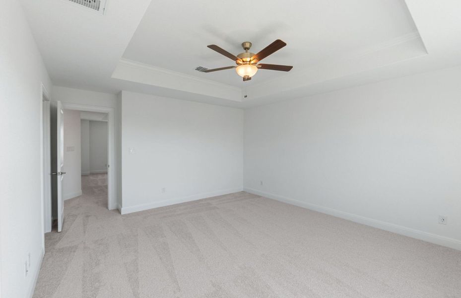 Spacious, unfurnished interior of a new home in Saddleback at Santa Rita Ranch, Liberty Hill (Image 26). Spacious, unfurnished interior of a new home in Saddleback at Santa Rita Ranch, Liberty Hill (Image 26).