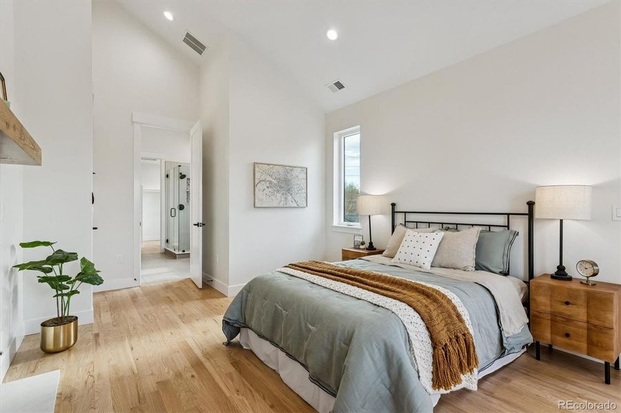 Furnished interior view inside a new home in , Denver (Image 33).
