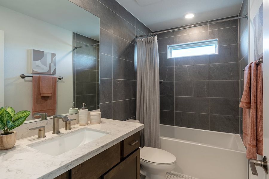 Furnished interior view inside a new home in Easton Park, Austin (Image 16).