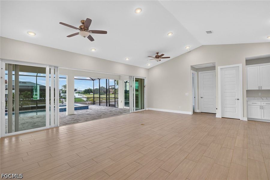 Spacious, unfurnished interior of a new home in Cape Coral, Cape Coral (Image 22). Spacious, unfurnished interior of a new home in Cape Coral, Cape Coral (Image 22).