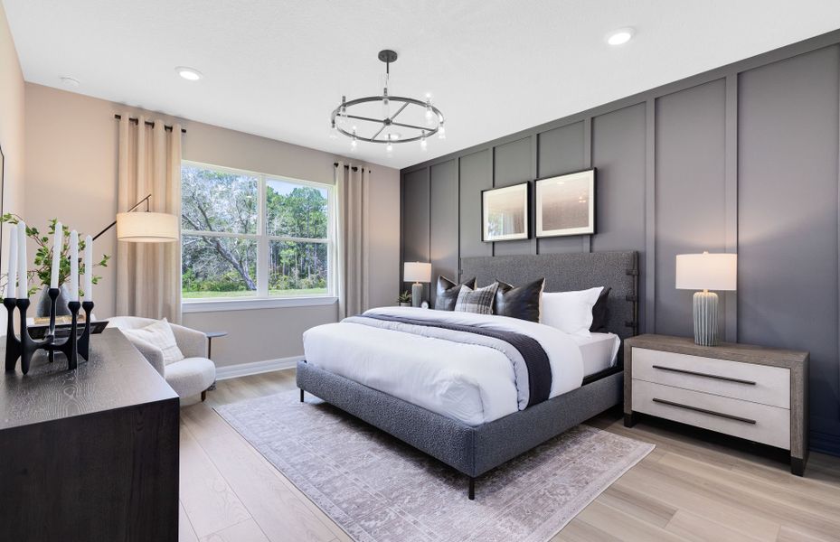 Representative furnished interior of a home built from the Highgate by Pulte Homes in Hollins Crest, Greer (Image 7).