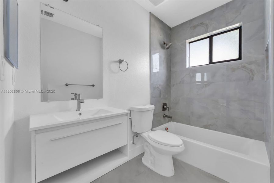 Furnished interior view inside a new home in , Dania Beach (Image 9). Furnished interior view inside a new home in , Dania Beach (Image 9).