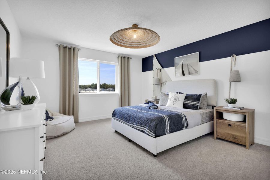 Furnished interior view inside a new home in , Jacksonville (Image 31).