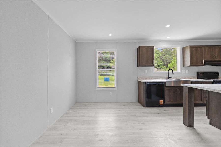 Furnished interior view inside a new home in , Cleveland (Image 6).