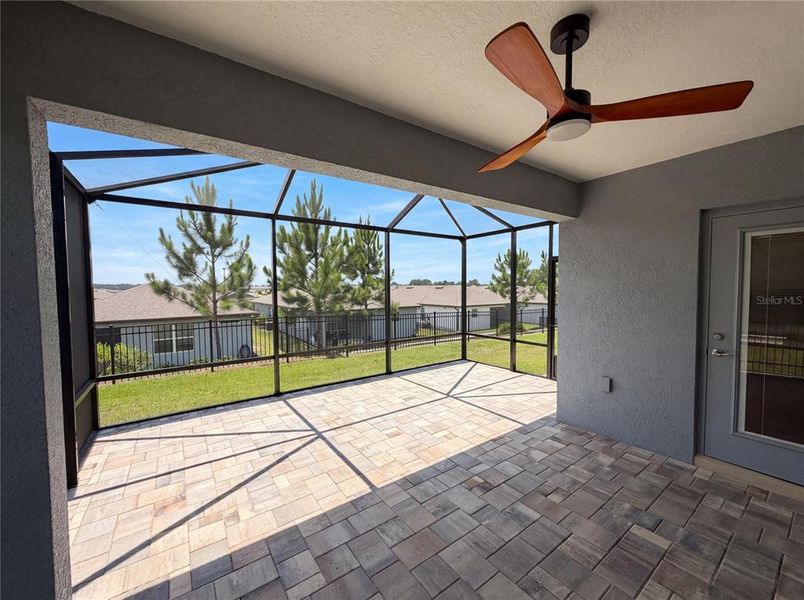 Exterior details and patio area of a home in Del Webb Stone Creek, Ocala (Image 4).