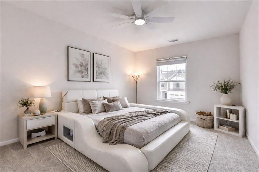 Furnished interior view inside a new home in , Sugar Hill (Image 8).