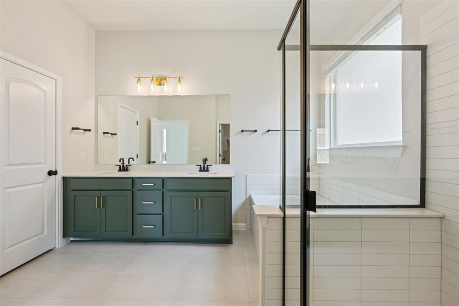 Furnished interior view inside a new home in The Colony 50s, Cedar Creek (Image 7).