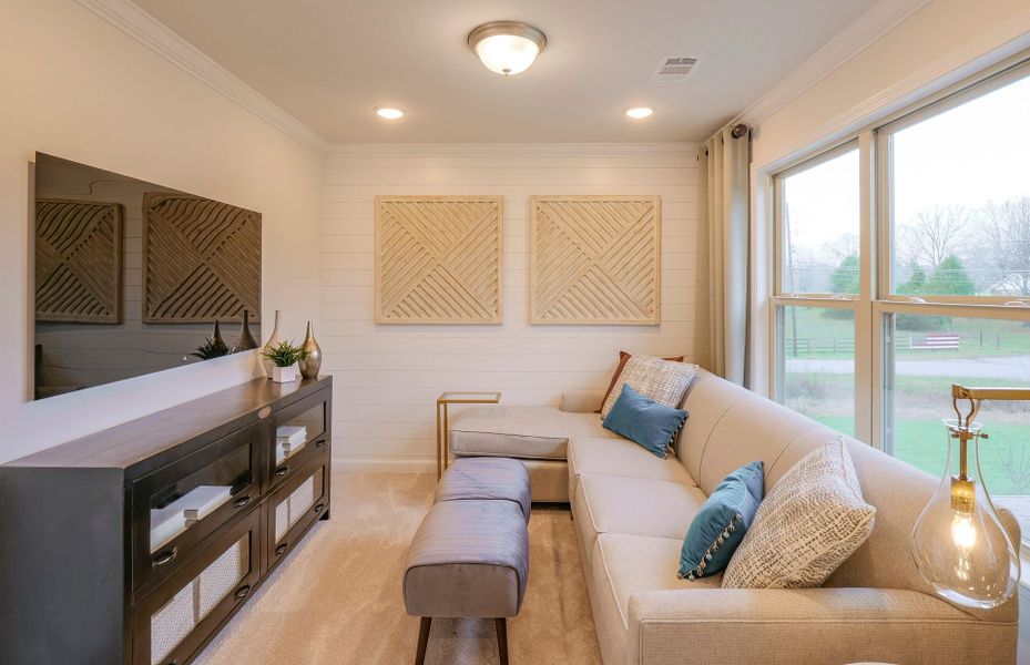 Representative furnished interior of a home built from the Continental by Pulte Homes in Independence at Carter's Station, Columbia (Image 25).
