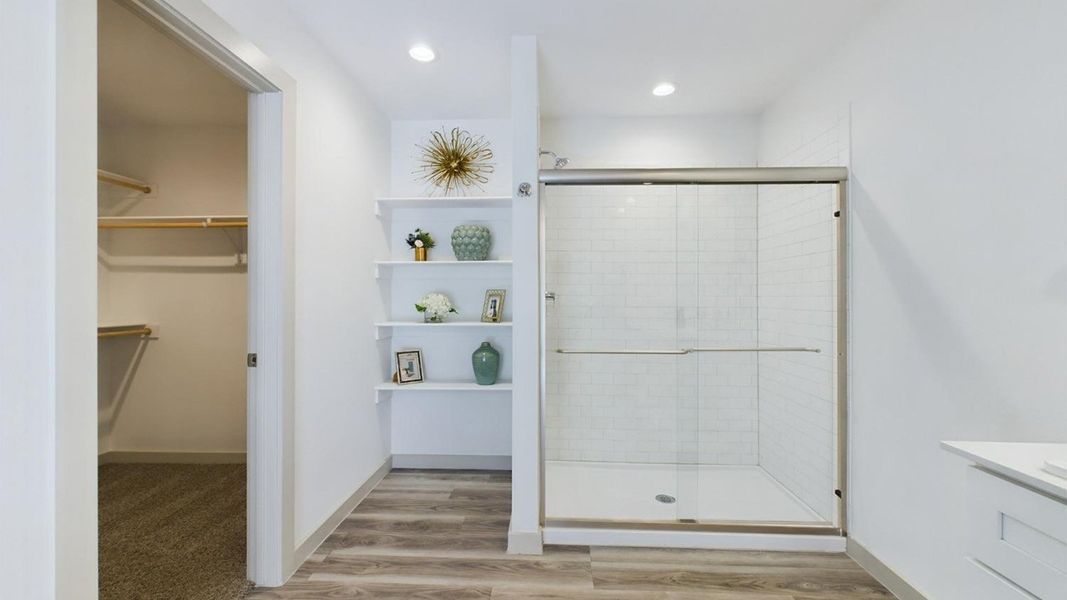 Representative furnished interior of a home built from the The Lakeway by D.R. Horton in Abbey Glen, Lubbock (Image 16).