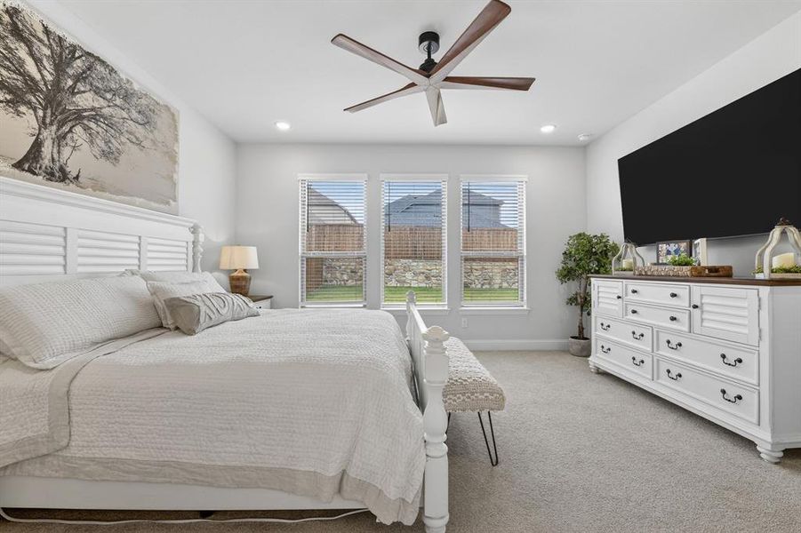 Furnished interior view inside a new home in South Oak, Lakewood Village (Image 8).