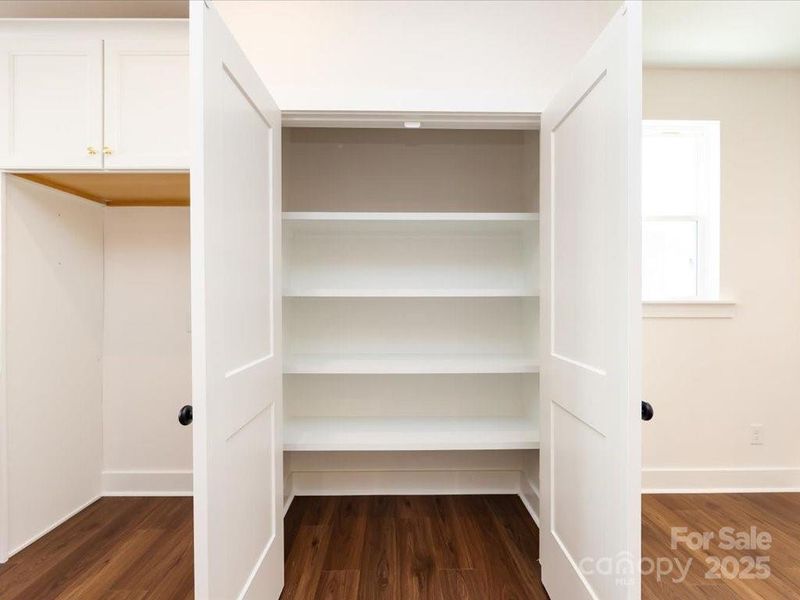 Upgraded Pantry Shelving