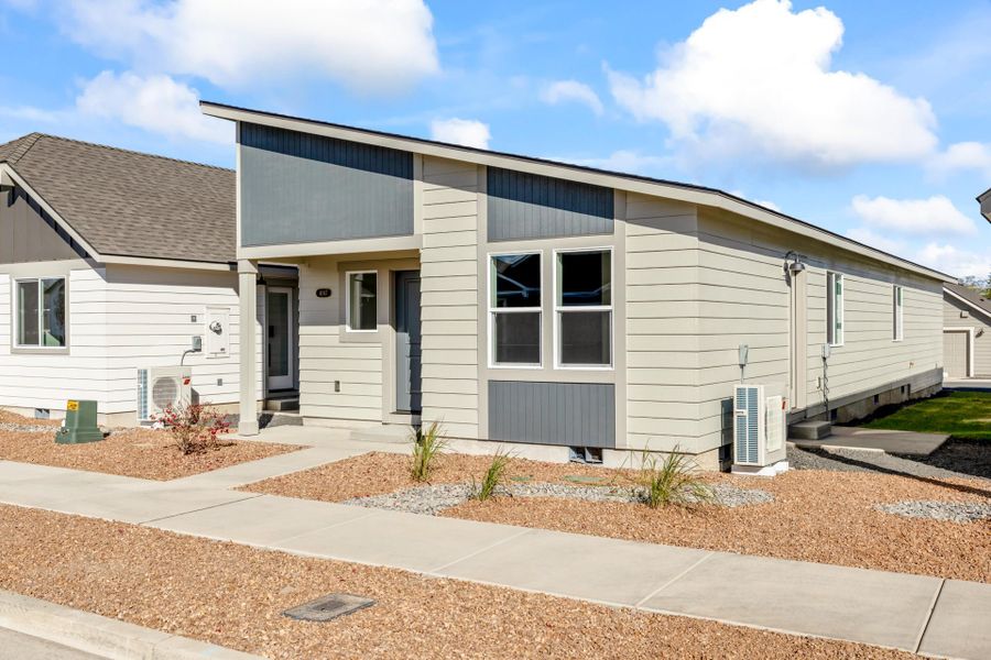 Exterior details and patio area of a home in Feather Ridge, Redmond (Image 15). Exterior details and patio area of a home in Feather Ridge, Redmond (Image 15).