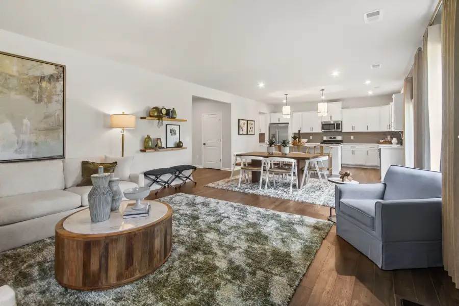 Furnished interior view inside a new home in Bridgeport Single Family Homes, Greenville (Image 14).