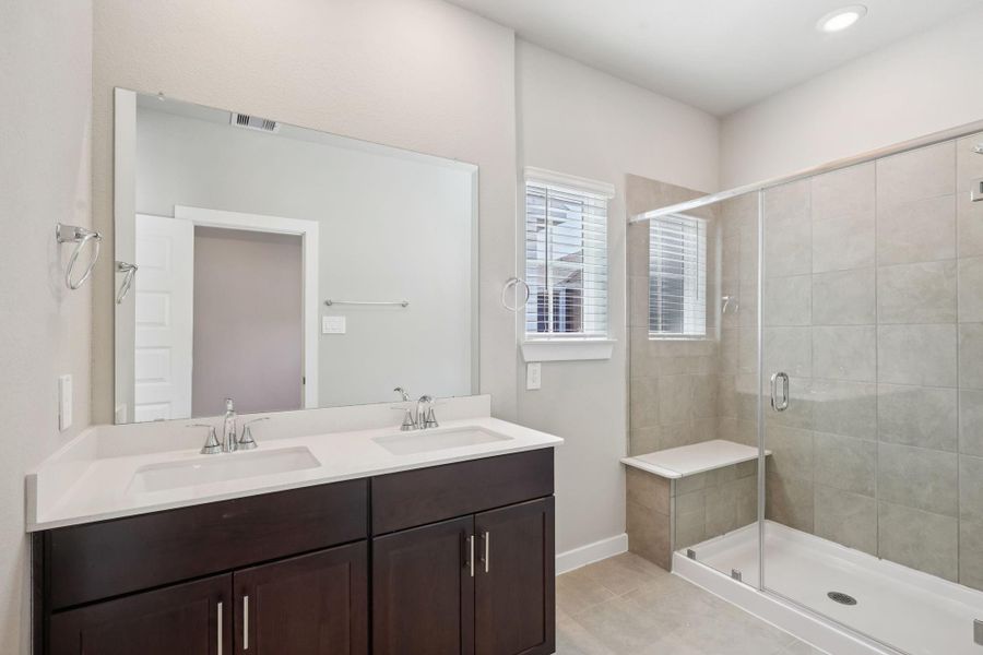 Furnished interior view inside a new home in Kemah Crossing - City Series, Kemah (Image 16). Furnished interior view inside a new home in Kemah Crossing - City Series, Kemah (Image 16).