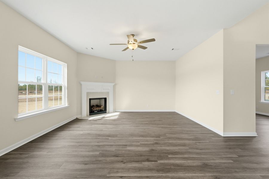 Representative unfurnished interior of a home built from the The Richland by RTS Homes in Grand Reserve, Hinesville (Image 17).