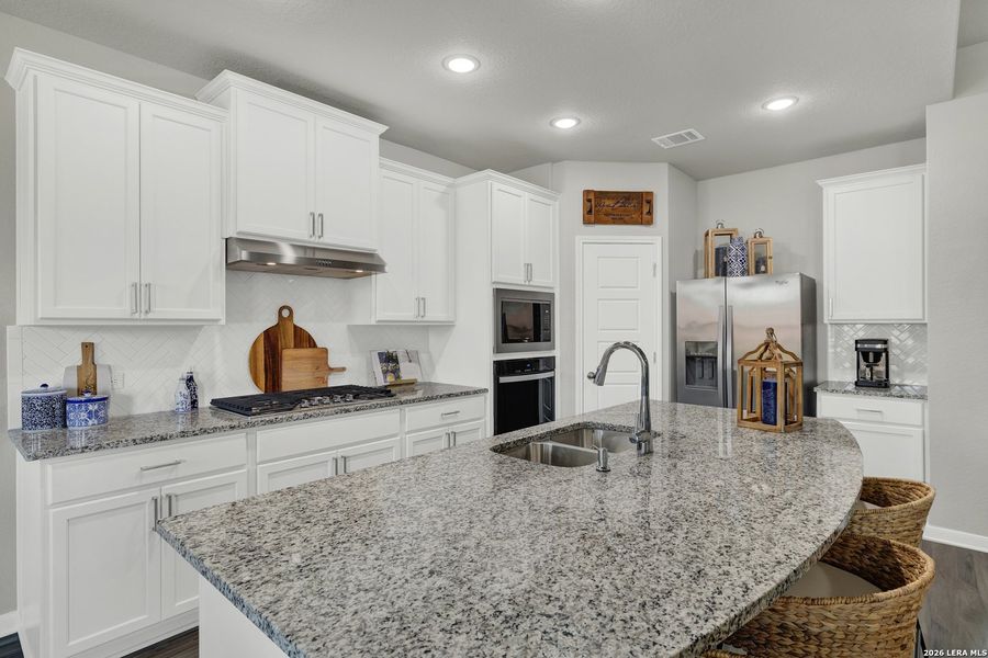 Furnished interior view inside a new home in Buffalo Crossing, Cibolo (Image 41).