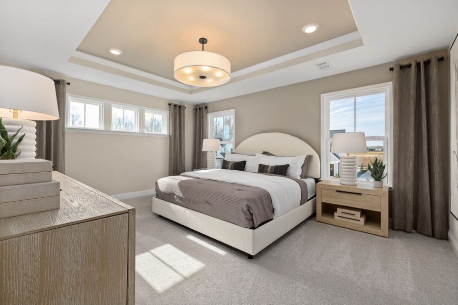 Representative furnished interior of a home built from the Rockingham by Pulte Homes in Saunders Farm, Fuquay Varina (Image 14).
