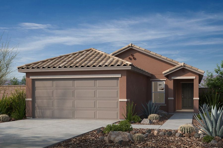 Front exterior of a home in the Mandarina Reserve community, located in Marana, AZ (Image 15).