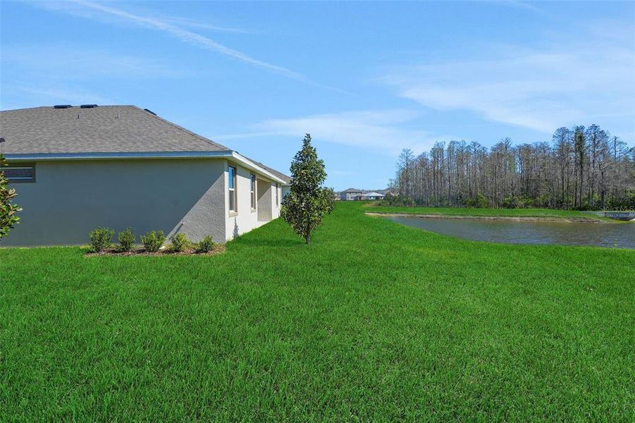Exterior details and patio area of a home in Angeline, Land O' Lakes (Image 23).