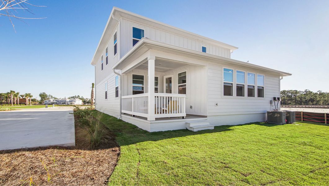 Exterior details and patio area of a home in Parkside, Santa Rosa Beach (Image 3). Exterior details and patio area of a home in Parkside, Santa Rosa Beach (Image 3).