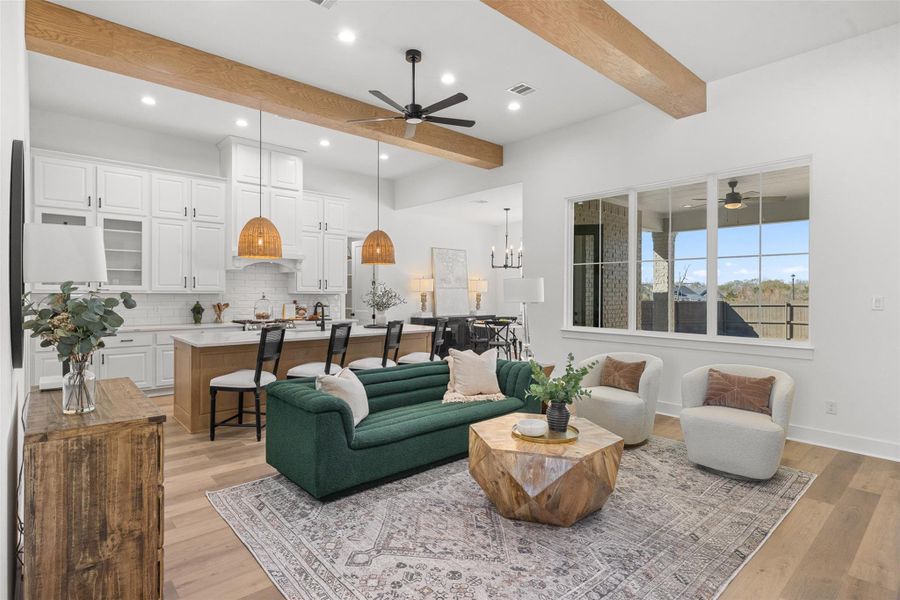 Furnished interior view inside a new home in , Bryan (Image 5).