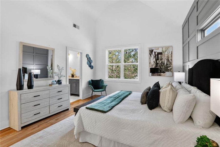 Furnished interior view inside a new home in , Atlanta (Image 15).