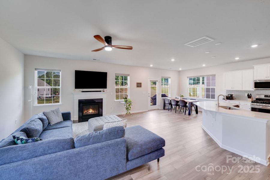Furnished interior view inside a new home in Elizabeth: Walk, Fort Mill (Image 5). Furnished interior view inside a new home in Elizabeth: Walk, Fort Mill (Image 5).