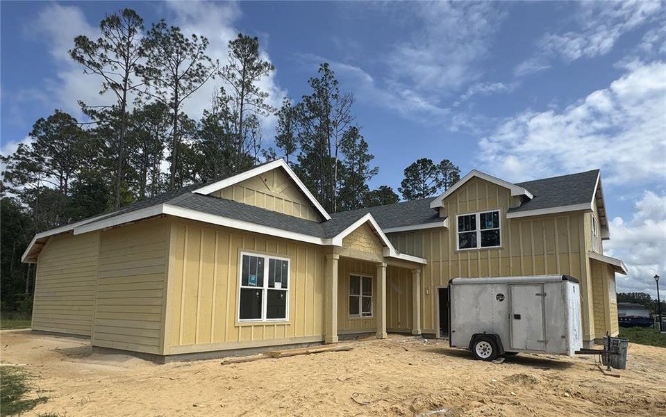 In-progress construction of a new home in Laureate Village, Newberry, FL (Image 9).