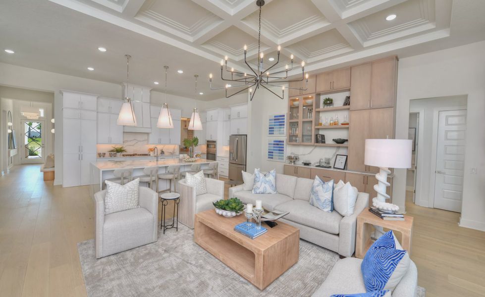 Furnished interior view inside a new home in Wellen Park, Venice (Image 11). Furnished interior view inside a new home in Wellen Park, Venice (Image 11).