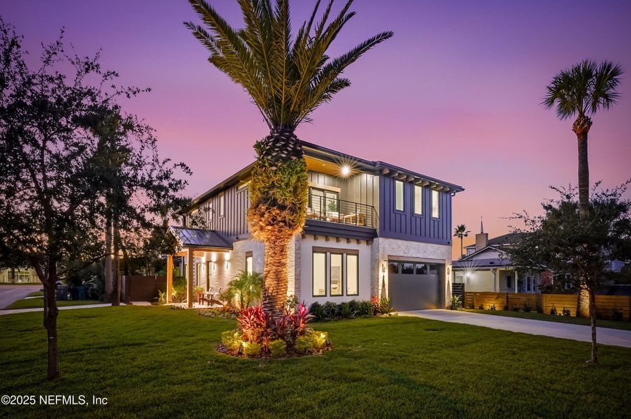 Exterior details and patio area of a home in , Neptune Beach (Image 28). Exterior details and patio area of a home in , Neptune Beach (Image 28).