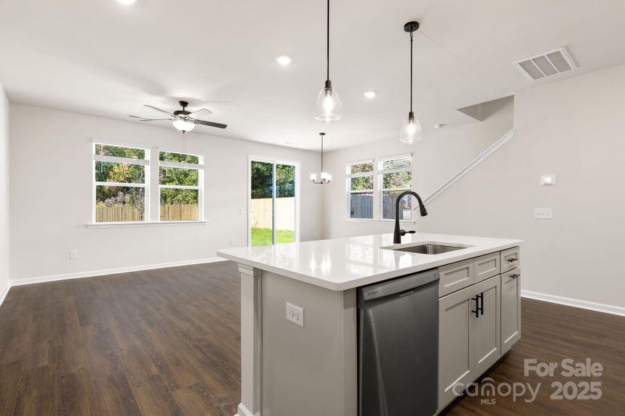Furnished interior view inside a new home in , Charlotte (Image 7).