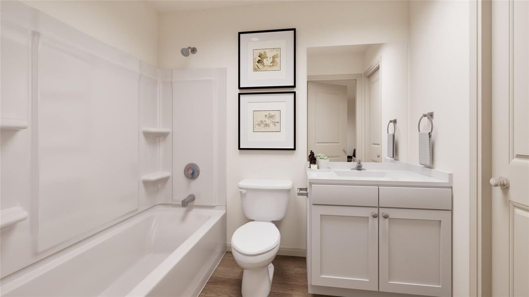 Furnished interior view inside a new home in Magnolia Woods, Magnolia (Image 8).