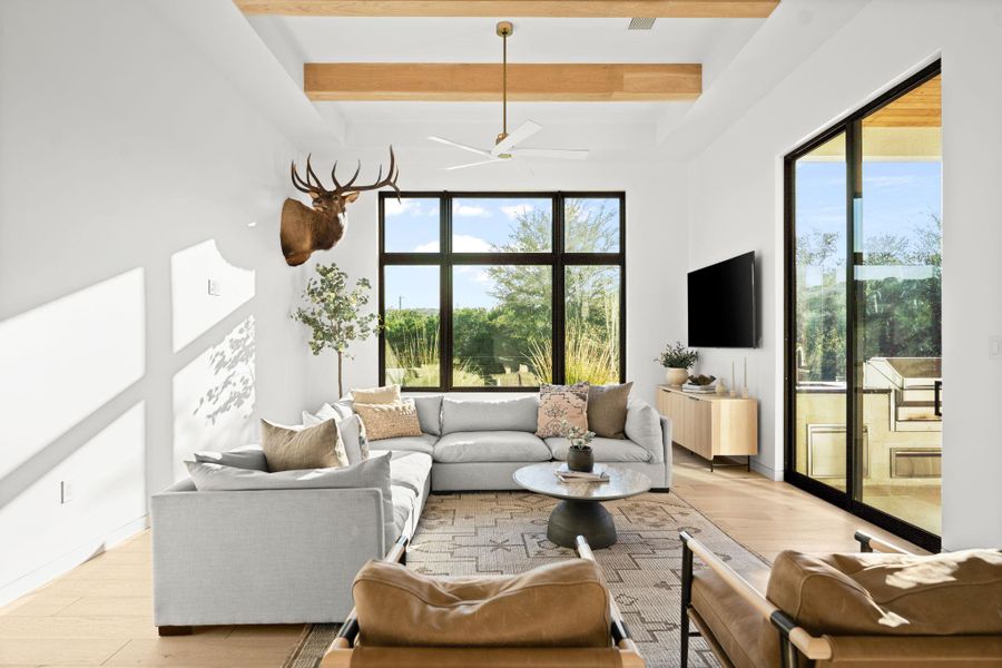 Furnished interior view inside a new home in , Spicewood (Image 13).