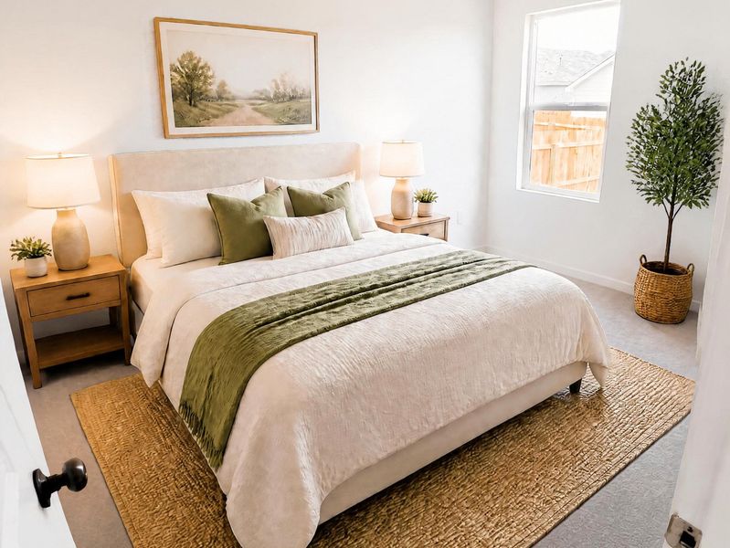 Furnished interior view inside a new home in Sapphire Grove, San Antonio (Image 5).