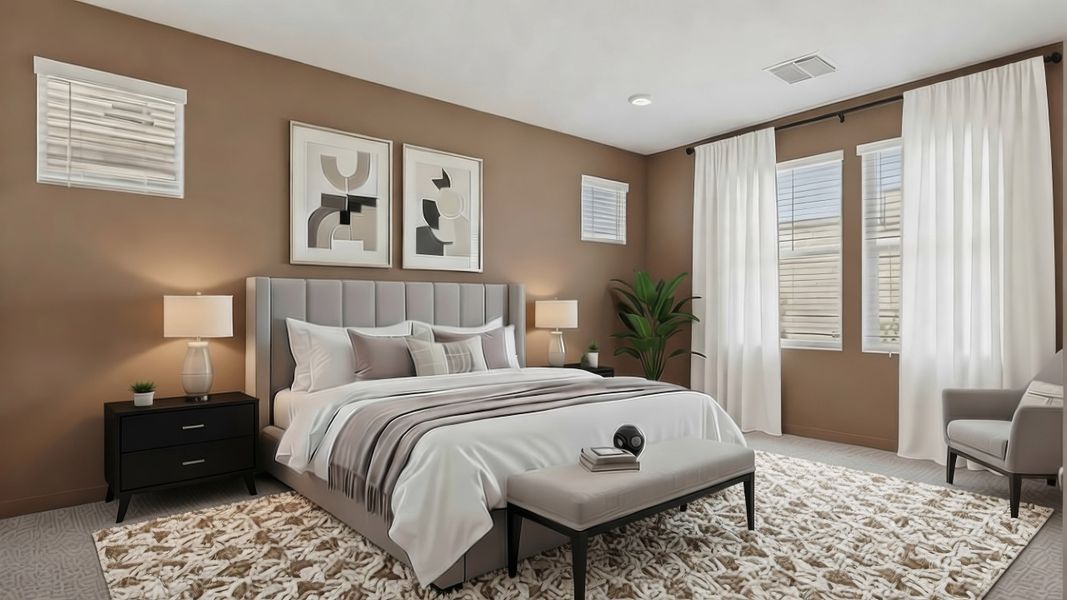 Furnished interior view inside a new home in Westpark, Buckeye (Image 5). Furnished interior view inside a new home in Westpark, Buckeye (Image 5).