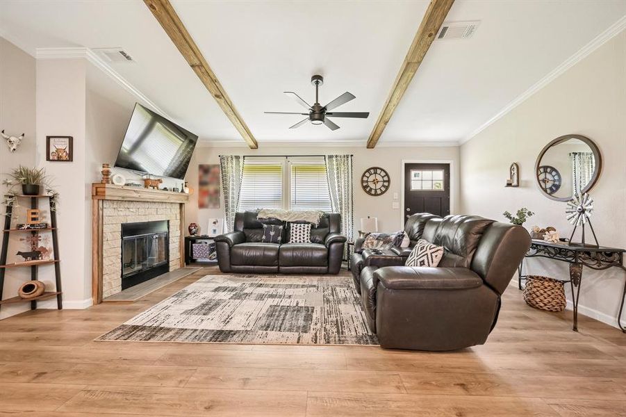 Furnished interior view inside a new home in , Anna (Image 10).