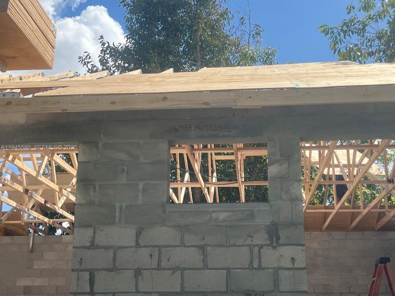 In-progress construction of a new home in , Fort Myers, FL (Image 12).