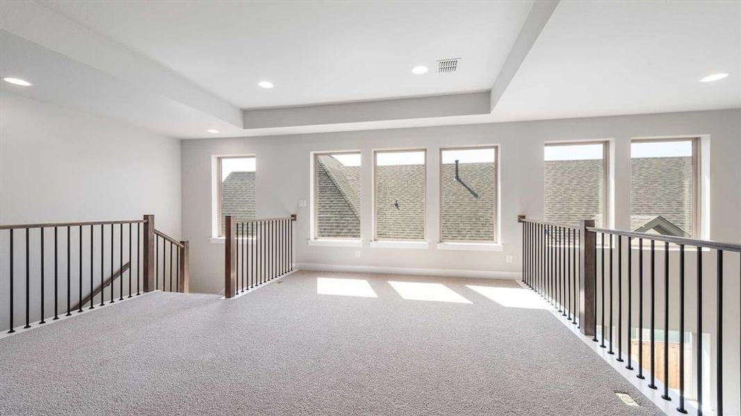 Spacious, unfurnished interior of a new home in Devonshire - Reserve 50', Forney (Image 24). Spacious, unfurnished interior of a new home in Devonshire - Reserve 50', Forney (Image 24).