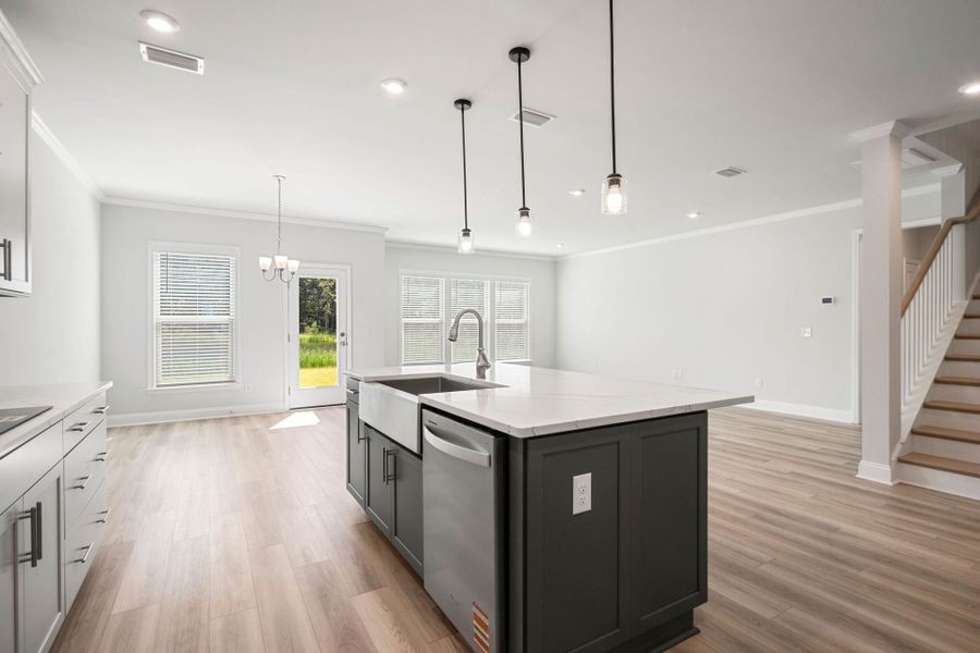 Furnished interior view inside a new home in Waterways, Richmond Hill (Image 12).