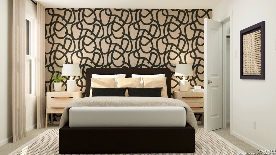 Furnished interior view inside a new home in Navarro Ranch, Seguin (Image 7).